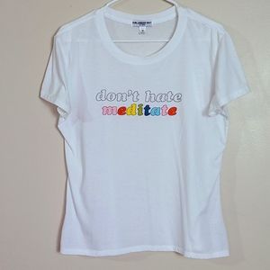 Sub Urban Riot Don't Hate, Meditate Tee